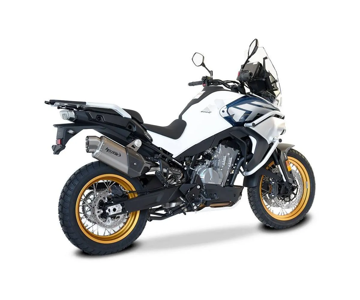 Terminale Scarico Hpcorse 4track R Short Titanio Cf Moto 800 Mt Sport 2023 > 2024-CF8004TRST-AB-416921