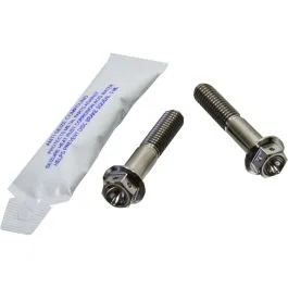 PRO BOLT TIFAPINCH170R TITANIUM FRONT AXLE PINCH BOLT KIT RACE SPEC NATURAL