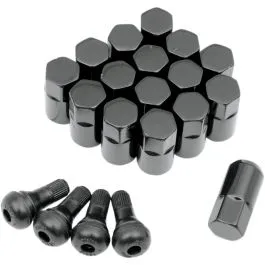 MOOSE RACING SP300MO307B LUG NUT 12X1.50 BLACK 16 PACK