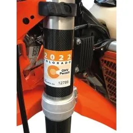 MOOSE RACING SH1 CARBON REGISTRATION WRAP