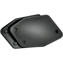 ROX SPEED FX 1RNP-N/BU NUMBER PLATE UNIVERSAL SNOWCROSS PLASTIC REAR CUSTOM REPLACEMENT RAW BLACK