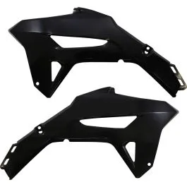 UFO HO05605#001 RADIATOR COVERS CRF 450 BLACK