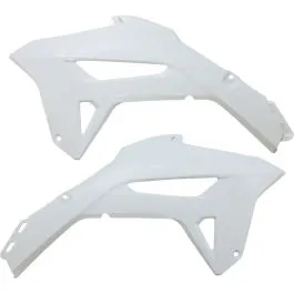 UFO HO05605#041 RADIATOR COVERS CRF 450 WHITE
