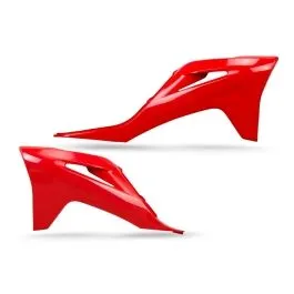 UFO GG07128#062 RADIATOR COVERS FOR GASGAS 21- RED