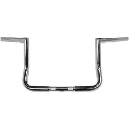 LA CHOPPERS LA-7361-10 10' BAGGER TWIN PEAKS APE HANGER - 1.25' CHROME