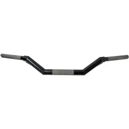 TRASK TM-2084BK HANDLEBAR V-LINE MOTO 1-1/4' STEEL BLACK