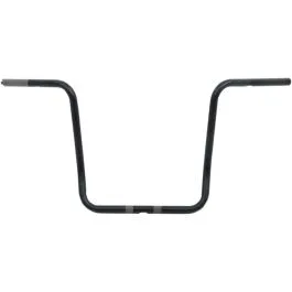 DRAG SPECIALTIES 0601-4213 HANDLEBAR 1' DRILLED 17' APE HANGER FLAT BLACK TBW
