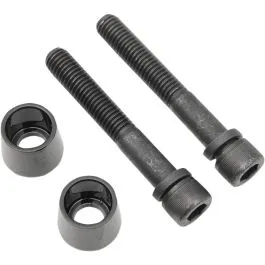 LA CHOPPERS LA-7412-02B BOLT RISER AND CONE 1/2 - 13 X 3 BLACK FOR HD