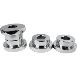 LA CHOPPERS LA-7400-50 SOLID RISER BUSHINGS CHROME HD