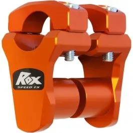 ROX SPEED FX 3R-P2PPLO PIVOTING RISER 1 3/4' 1 1/8' CUSTOM REPLACEMENT ANODIZED ORANGE