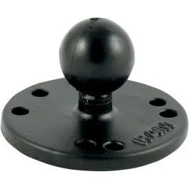 RAM MOUNT RAM-B-202 ROUND BASE 2.5' WITH 1' BALL