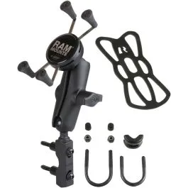 RAM MOUNT RAM-B-174-UN7 X-GRIP DEVICE HOLDER BRAKE-CLUTCH RESERVOIR MOUNT ALUMINUM STEEL BLACK