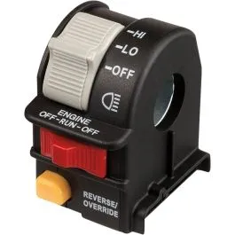 MOOSE RACING 100-5086-PU POLISHED SWITCH BLOCK ASSEMBLY