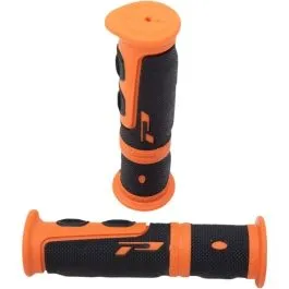 PRO GRIP PA096422AR02 GRIPS DOUBLE DENSITY ATV 964 CLOSED END BLACK/ORANGE