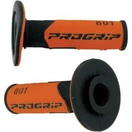 PRO GRIP PA080100NEAC GRIPS DOUBLE DENSITY OFFROAD 801 CLOSED END BLACK/ORANGE