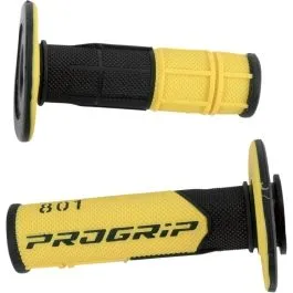 PRO GRIP PA080100NEGI GRIPS DOUBLE DENSITY OFFROAD 801 CLOSED END BLACK/YELLOW