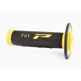 PRO GRIP PA079100GI02 GRIPS DOUBLE DENSITY OFFROAD 791 CLOSED END BLACK/YELLOW