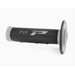 PRO GRIP PA079100GR02 GRIPS DOUBLE DENSITY OFFROAD 791 CLOSED END BLACK/GREY