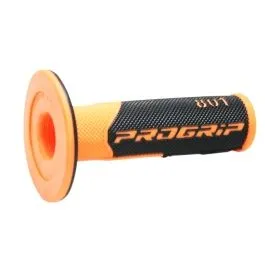 PRO GRIP PA080100AF02 GRIPS DOUBLE DENSITY OFFROAD 801 CLOSED END BLACK/FLUO ORANGE
