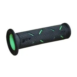 PRO GRIP PA071700VE02 GRIPS DOUBLE DENSITY ROAD 717 OPEN END BLACK/GREEN