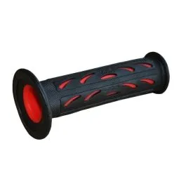 PRO GRIP PA072400RO02 GRIPS DOUBLE DENSITY ROAD 724 CLOSED END BLACK/RED