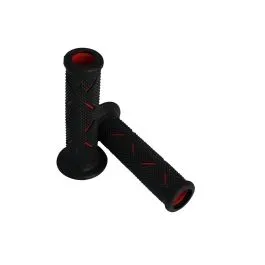 PRO GRIP PA0717OERO02 GRIPS DOUBLE DENSITY ROAD 717 OPEN END BLACK/RED