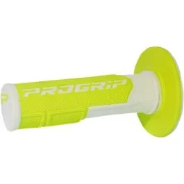 PRO GRIP PA080100BIGF GRIPS DOUBLE DENSITY OFFROAD 801 CLOSED END WHITE/FLUO YELLOW