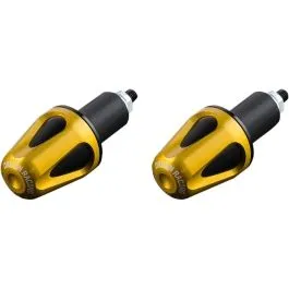 DRIVEN RACING DXB-GD D-AXIS BAR END WEIGHTS / ALU / GOLD-BLACK