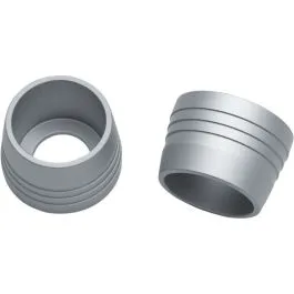 KURYAKYN 3828 SILVER AFRICA TWIN HANDLEBAR END SLIDERS