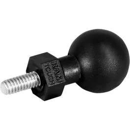 RAM MOUNT RAPB379U-252025 MOUNT BALL BASE MALE THREAT ALUMINUM RUBBER BLACK NATURAL