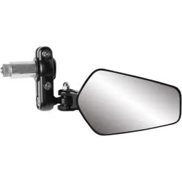 PARTS UNLIMITED 98002 MIRROR PU OVAL BAR END