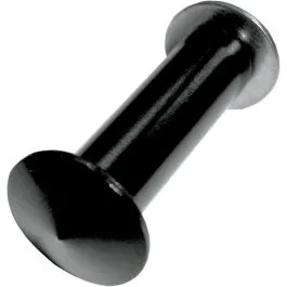 JOKER MACHINE 03-022B MIRROR HOLE PLUGS BLACK