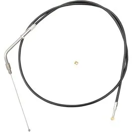 LA CHOPPERS LA-8100TH13B THROTTLE CABLE BLACK VINYL FOR 12'-14' APE HANGERS