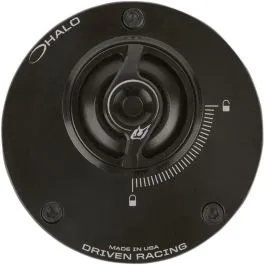 DRIVEN RACING DHFC-BK GAS TANK CAP / ALUMINUM / BLACK-ANODIZED
