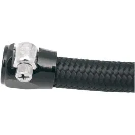 GOODRIDGE P936-06DBK FUEL/OIL HOSE FINISHER FOR -06/-07 HOSE ALUMINIUM BLACK MAX-Ø: 13,90MM