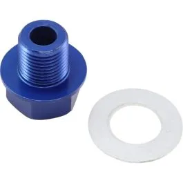 KOSO BG301615 ADAPTER OIL TEMPERATURE BLUE