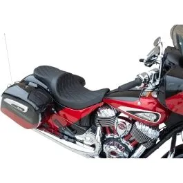 DRAG SPECIALTIES 0810-2258 SEAT LW TR DDIAM BLK VYNL