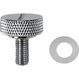 DRAG SPECIALTIES 370295 SEAT KNOB CHM SLOT 1/4-28