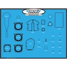 DRAG SPECIALTIES 0934-6923 DISPLAY BRD GASKET 17+M8