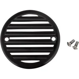 JOKER MACHINE 02-98TC COVER POINT 2 HOLE HORIZONAL FINNED BLACK-SILVER