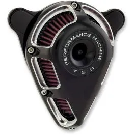 PERFORMANCE MACHINE 0206-2114-BM AIR CLEANER JET CV/EFI CONTRAST CUT