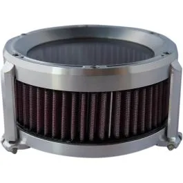 TRASK TM-1020R AIR CLEANER KIT ASSAULT CHARGE HIGH-FLOW TBW ALUMINUM RAW