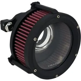TRASK TM-1022-BK AIR CLEANER ASSAULT BLACK 91-20XL