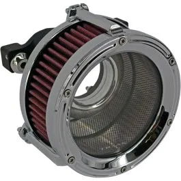 TRASK TM-1022-CH AIR CLEANER ASSAULT CHROME 91-20XL