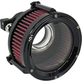 TRASK TM-1022-GBK AIR CLEANER ASSAULT GLOSS BLACK 91-20XL