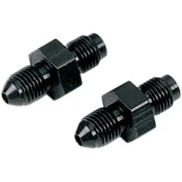 GOODRIDGE P10324-03BK BRAKELINE ADAPTER BLACK 2X MALE AN-3 3/8X24 JIC/UNF TO 3/8X24 JIC/UNF INVERTED
