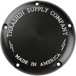 THRASHIN SUPPLY CO. TSC-3010-4 COVER DERBY 5-HOLE CLASSIC BLACK