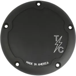 THRASHIN SUPPLY CO. TSC-3011-4 COVER DERBY 5-HOLE DISHED BLACK