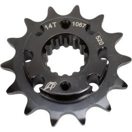 DRIVEN RACING 1067-520-14T FRONT SPROCKET (1067)/ 14 TEETH / PITCH 520 / STEEL / BLACK / DUCATI