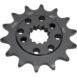 DRIVEN RACING 2290-520-14 FRONT SPROCKET / 14 TEETH / 520 PITCH / STEEL / BLACK / GLOSS